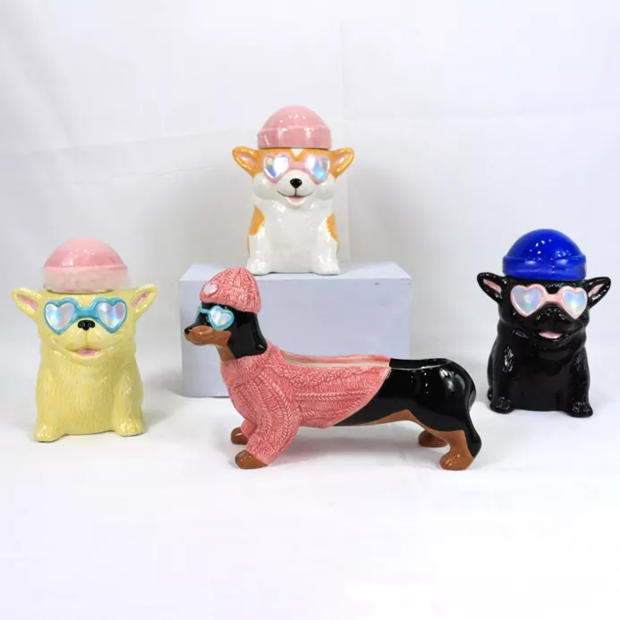 Жануарлардың керамикалық шамы ұстағыш