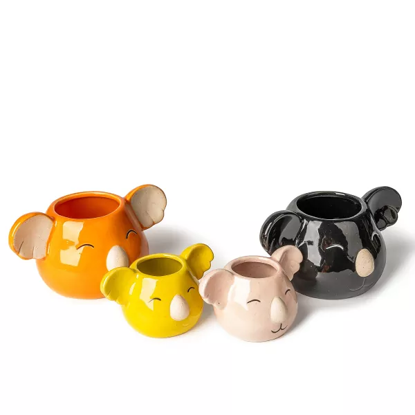 Коала пішінді керамикалық шам ұстағыштар