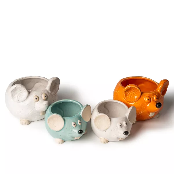 Тышқан тәрізді керамикалық шам ұстағыштар