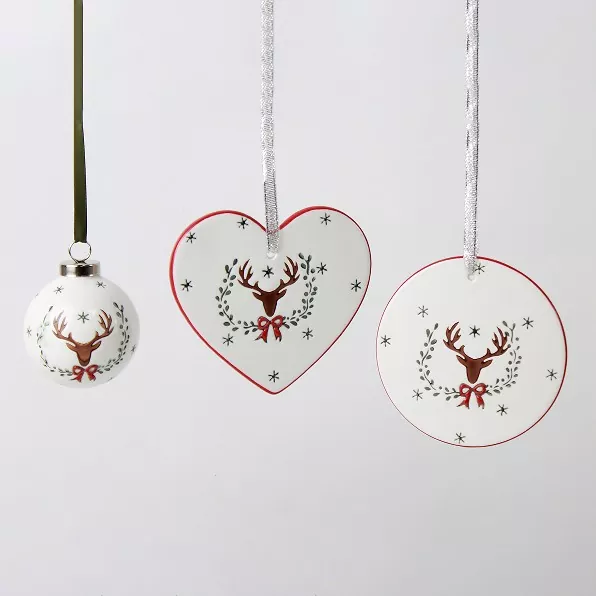 Бірегей қолдан жасалған керамикалық шырша безі